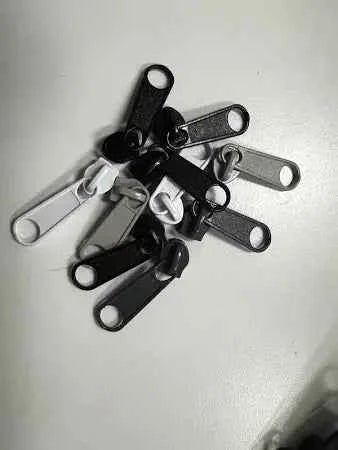 No. 5 Zipper Heads - White, Black, Tan or Grey - Sold Individually