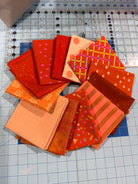 Orange You Glad You Quilt Fat Quarter Bundle (12 Fat Quarters) - Happy Little Quilt Shop