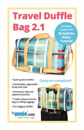 Travel Duffle Bag 2.1 - Happy Little Quilt Shop