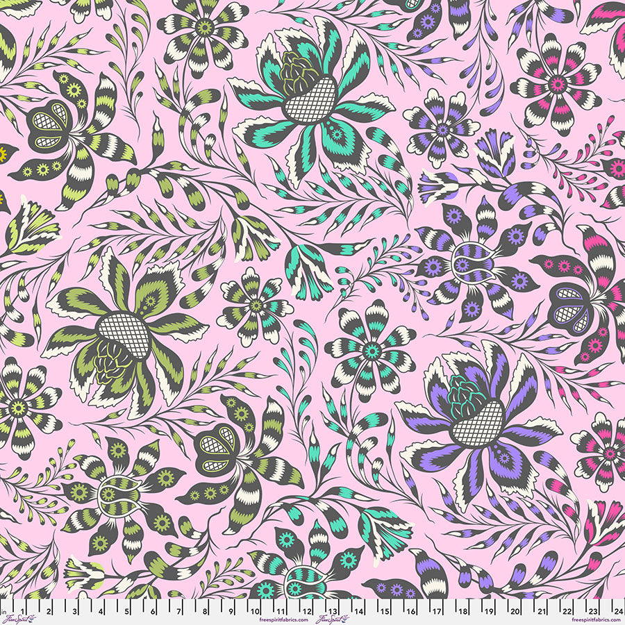 Super Wild Vine - Blush || Roar! 108" wide - Happy Little Quilt Shop