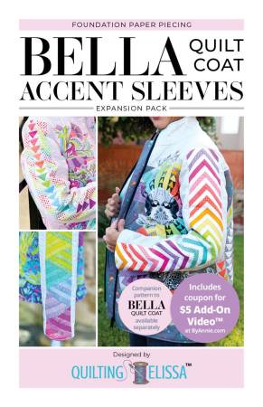 Bella Accent Sleeves - FPP Expansion Pack (for Bella Quilted Coat) - Happy Little Quilt Shop