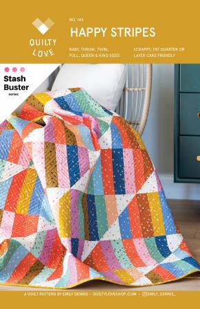 Happy Stripes Quilt Pattern - Happy Little Quilt Shop