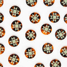 Quilt Star Large 1" Buttons - 6 per pack - Happy Little Quilt Shop