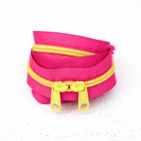 30in Handbag Zipper Razzle Lime by Renaissance Ribbons