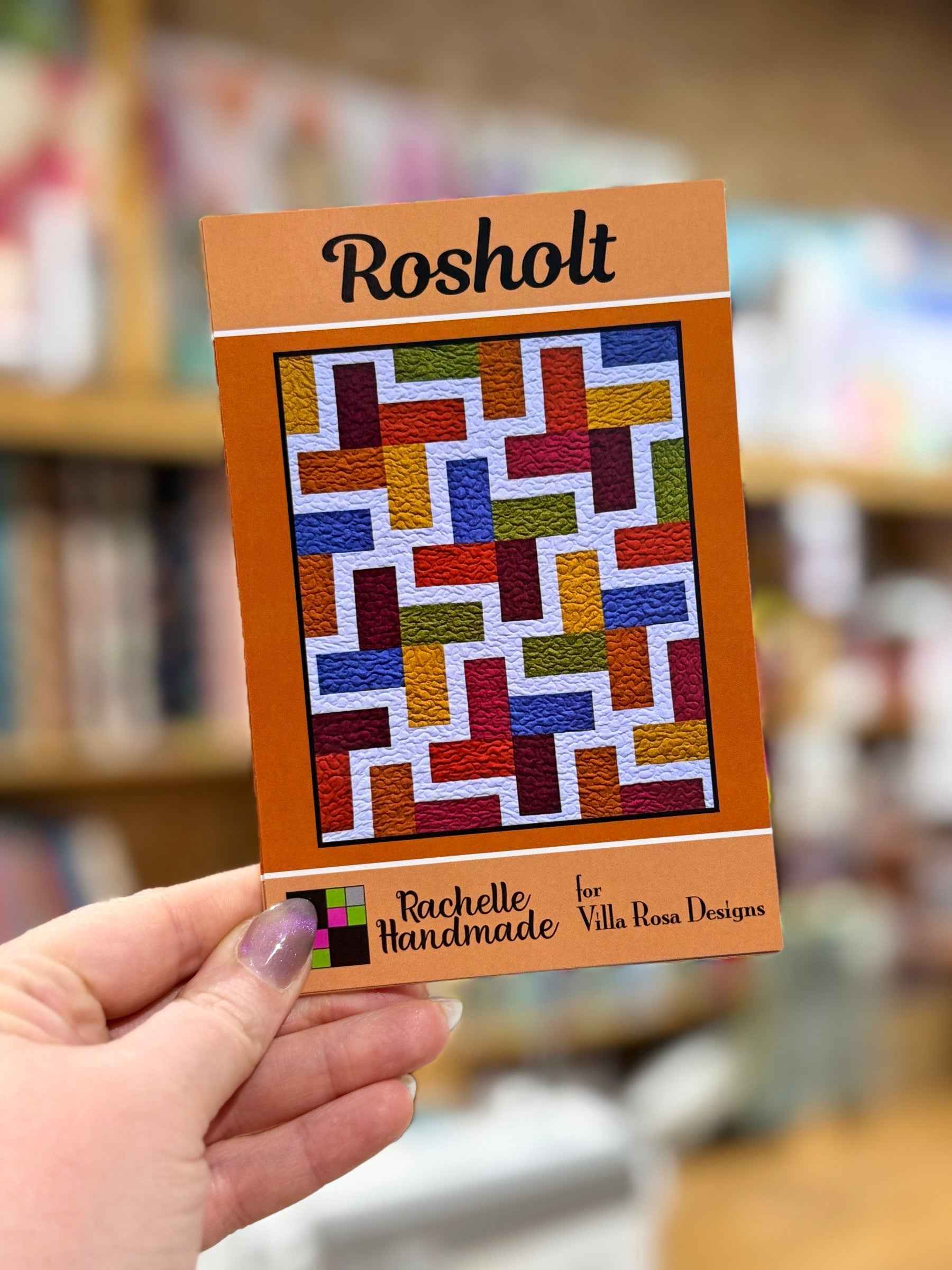 Rosholt Quilt Pattern by Rachelle Handmade for Villa Rosa Designs