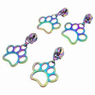 Iridescent Paw Zipper Pulls - Happy Little Quilt Shop