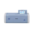 Brother printer with a digital display on a white background