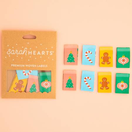 Christmas Holiday Stocking Stuffer Label by Sarah Hearts - Happy Little Quilt Shop