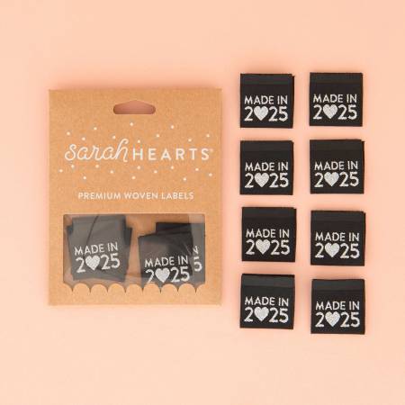 Made in 2025 Silver Woven Labels - Happy Little Quilt Shop