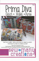 Prima Diva Clutch Wallet - Happy Little Quilt Shop
