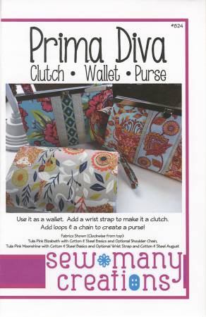 Prima Diva Clutch Wallet - Happy Little Quilt Shop