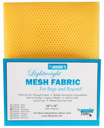 Mesh Lite Weight Dandelion 18in x 54in - Happy Little Quilt Shop
