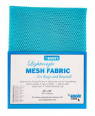 Lightweight Mesh Fabric Parrot Blue 18x54in - Happy Little Quilt Shop