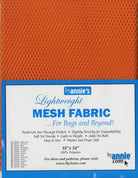 Lightweight Mesh Fabric - Pumpkin - 18x54in - Happy Little Quilt Shop