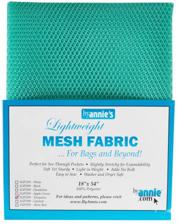 Mesh Lite Weight Turquoise 18in x 54in - Happy Little Quilt Shop