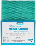 Mesh Lite Weight Turquoise 18in x 54in - Happy Little Quilt Shop