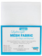 Mesh Lite Weight White 18in x 54in - Happy Little Quilt Shop