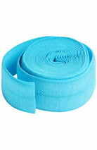 Fold-over Elastic 3/4in x 2yd Parrot Blue - Happy Little Quilt Shop