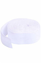 Fold-over Elastic 3/4in x 2yd White - Happy Little Quilt Shop