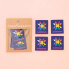 Sarah Hearts Quilt Label - Quilt Star - Happy Little Quilt Shop