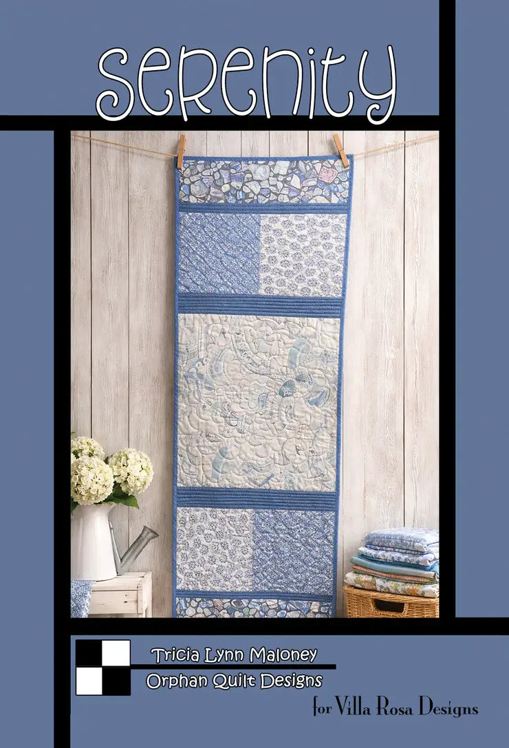 Serenity Table Runner Pattern by Villa Rosa Designs - Happy Little Quilt Shop