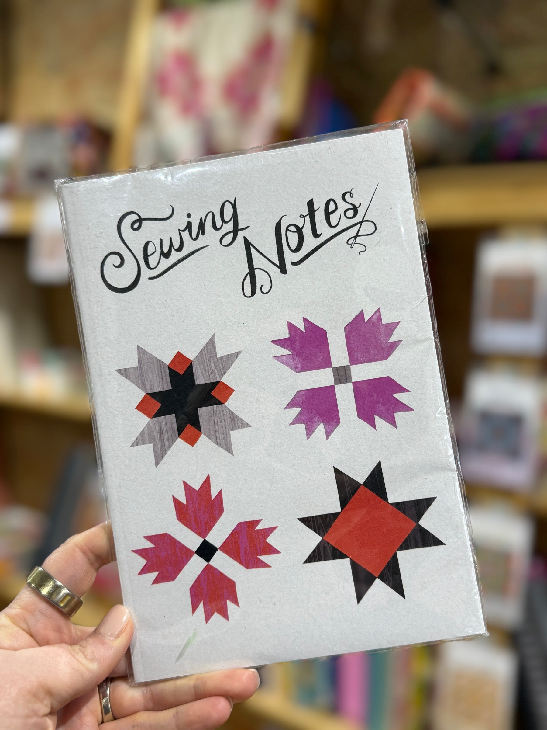 Sewing Notes Journal (White Cover) - Happy Little Quilt Shop