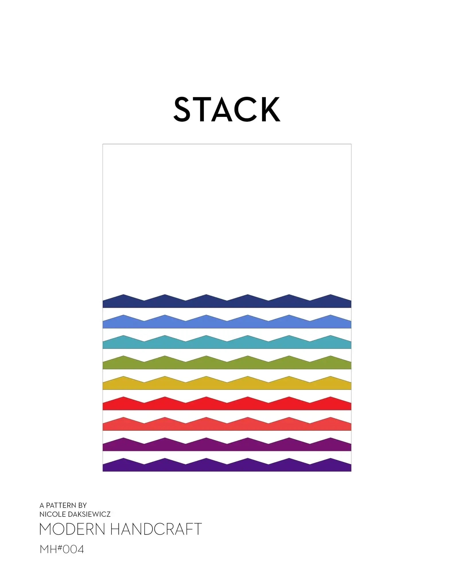 Stack Quilt Pattern by Modern Handcraft - Happy Little Quilt Shop