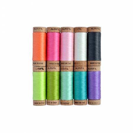 80wt + Neon by Tula Pink thread - Happy Little Quilt Shop