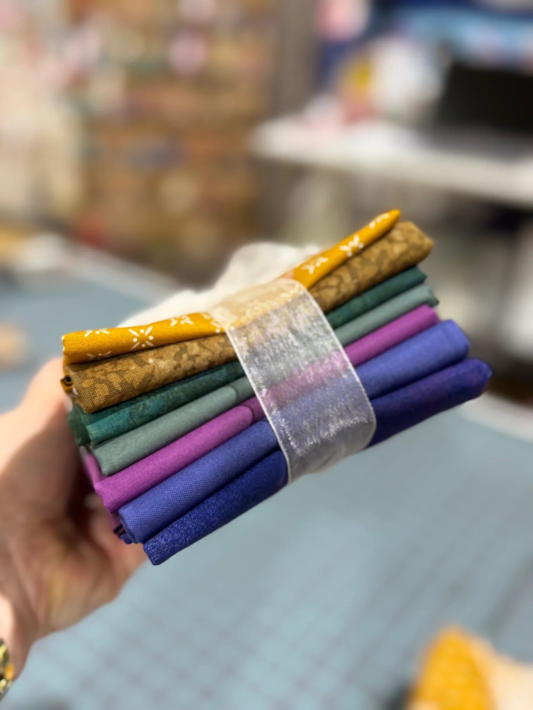 Trending Colors Fat Quarter Bundle: Bejeweled - Happy Little Quilt Shop