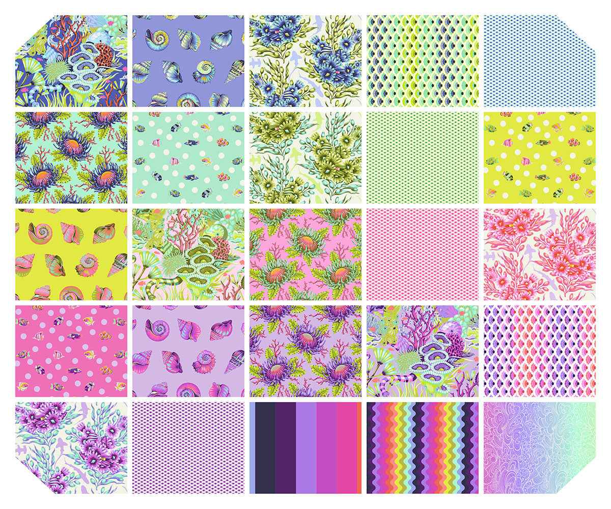 Floral Reef - Fat Quarter Bundle - 25 pcs
