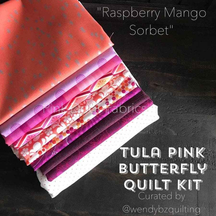Tula Pink Butterfly Kit - Raspberry Mango Sorbet