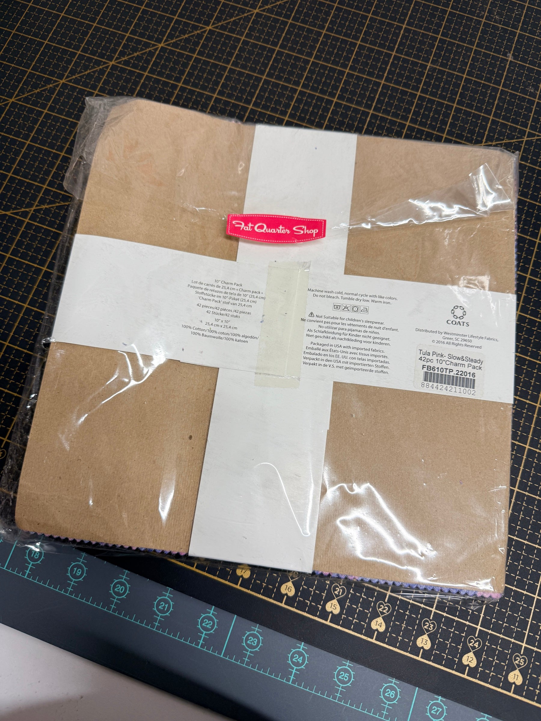Tula Pink Slow and Steady 10" Charms - Happy Little Quilt Shop