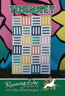 Turnkey by Running Doe Quilts for Villa Rosa - Happy Little Quilt Shop