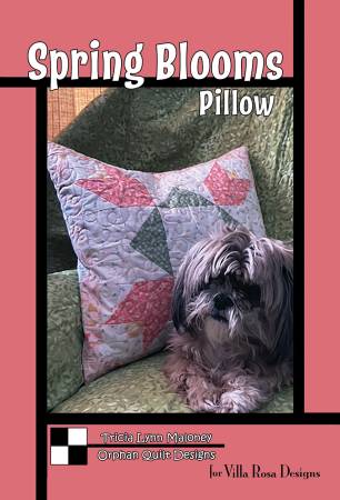 Spring Blooms Pillow - Happy Little Quilt Shop