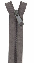 Handbag Zipper 24in Slate Grey - Happy Little Quilt Shop