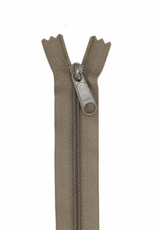 Handbag Zipper 24in Khaki - Happy Little Quilt Shop