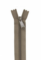 Handbag Zipper 24in Khaki - Happy Little Quilt Shop