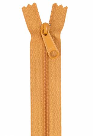 Handbag Zipper 24in Gold - Happy Little Quilt Shop