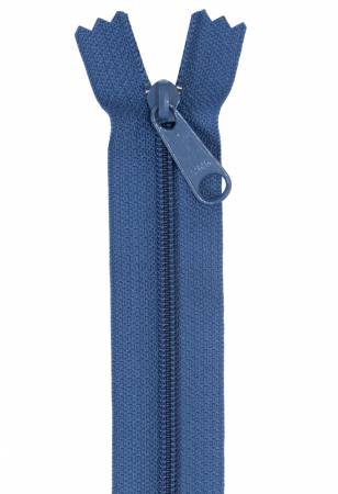 Handbag Zipper 24in Union Blue - Happy Little Quilt Shop