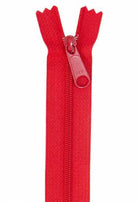 Handbag Zipper 24in Atom Red - Happy Little Quilt Shop