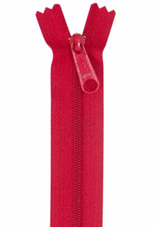 Handbag Zipper 24in Hot Red - Happy Little Quilt Shop