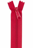 Handbag Zipper 24in Hot Red - Happy Little Quilt Shop