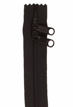 Handbag Zipper 30in Black - Happy Little Quilt Shop
