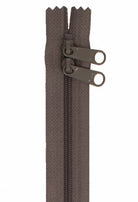 Handbag Zipper 30in - Slate Gray - Happy Little Quilt Shop