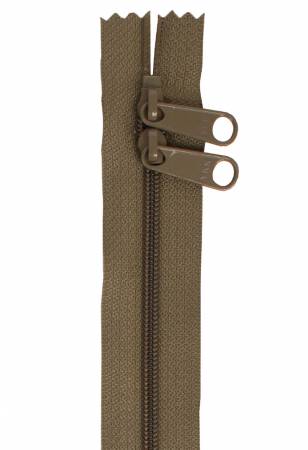 Handbag Zipper 30in Khaki - Happy Little Quilt Shop