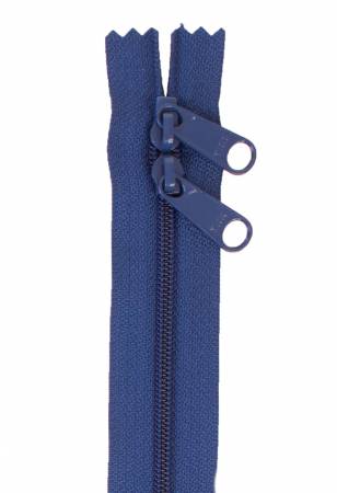 Handbag Zipper 30in Union Blue - Happy Little Quilt Shop