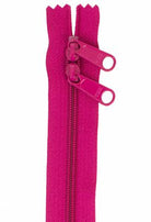 Handbag Zipper 30in Crazy Plum - Happy Little Quilt Shop