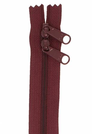 Handbag Zipper 30in Cranberry - Happy Little Quilt Shop