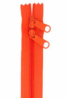 Handbag Zipper 30in Tangerine - Happy Little Quilt Shop