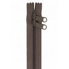 Handbag Zippers, 40 in Double Slide-Slate Gray - Happy Little Quilt Shop
